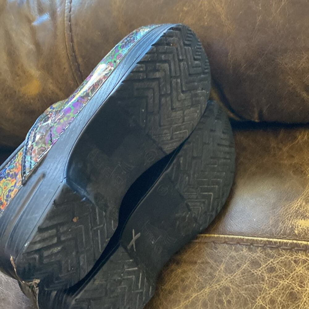 Dansko Women’s Size 37 - 7 Multi Color Slip On Le… - image 5